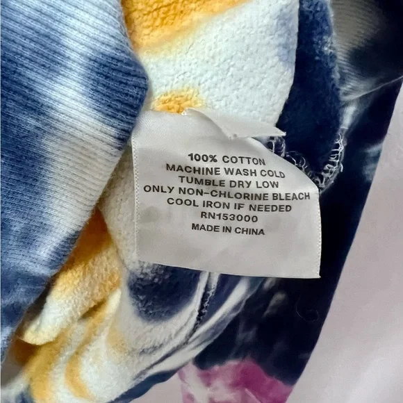 Ivory Ella Tie-Dye‎ Hoodie 100% cotton SMALL - Picture 4 of 8